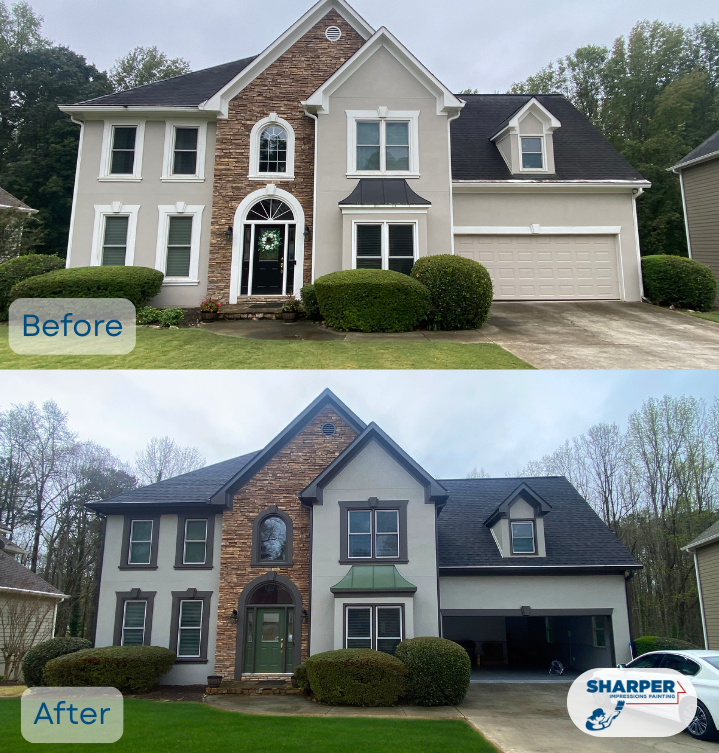 residential exterior painting in Fishers, IN