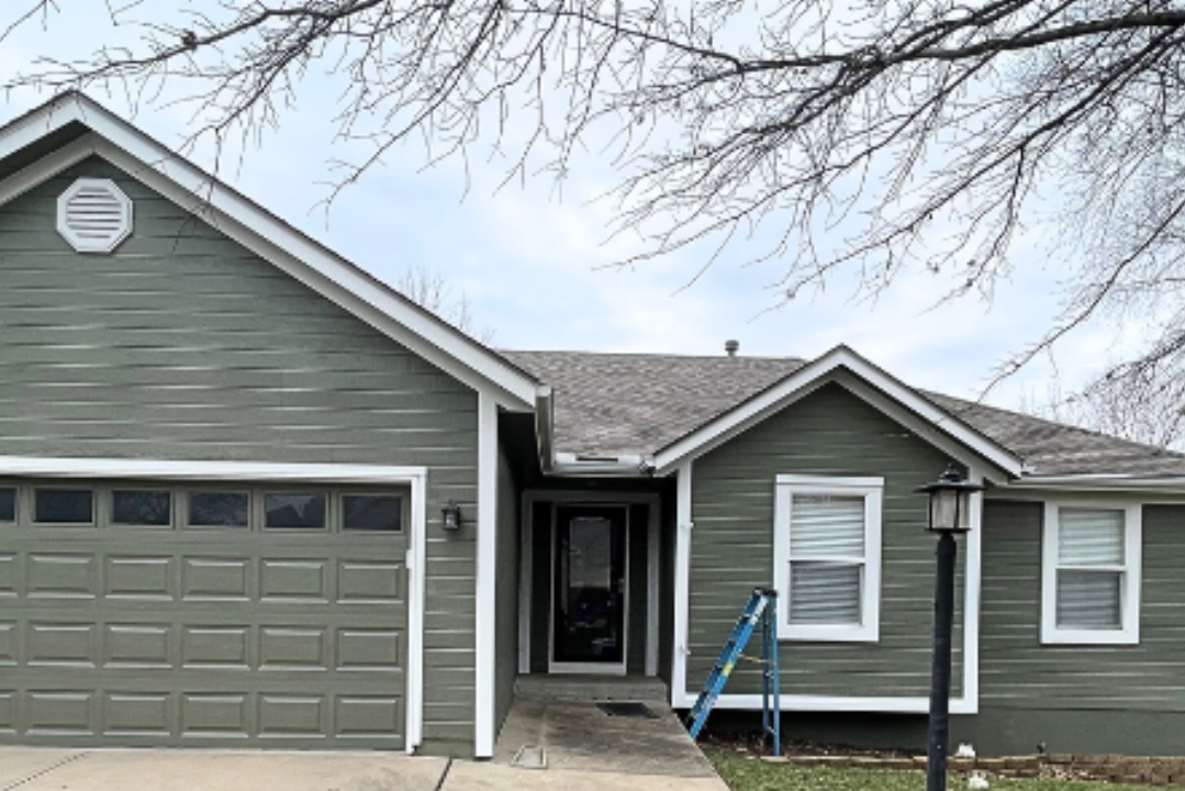 exterior painting project in Kansas City, KS