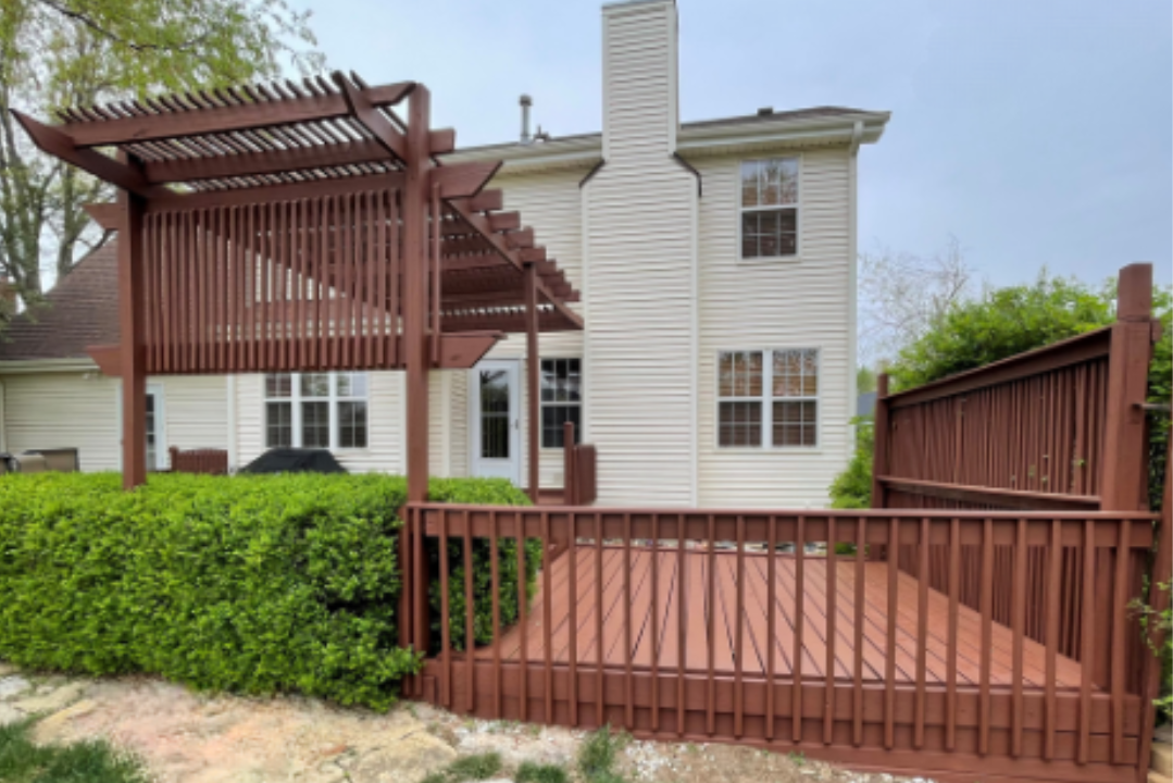 exterior wood restoration in Lenexa, KS