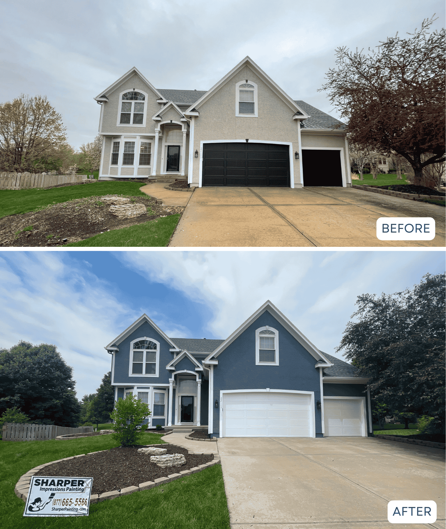 exterior painting in Overland Park, KS
