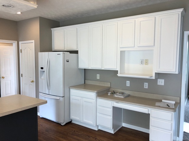 painting kitchen cabinet white color