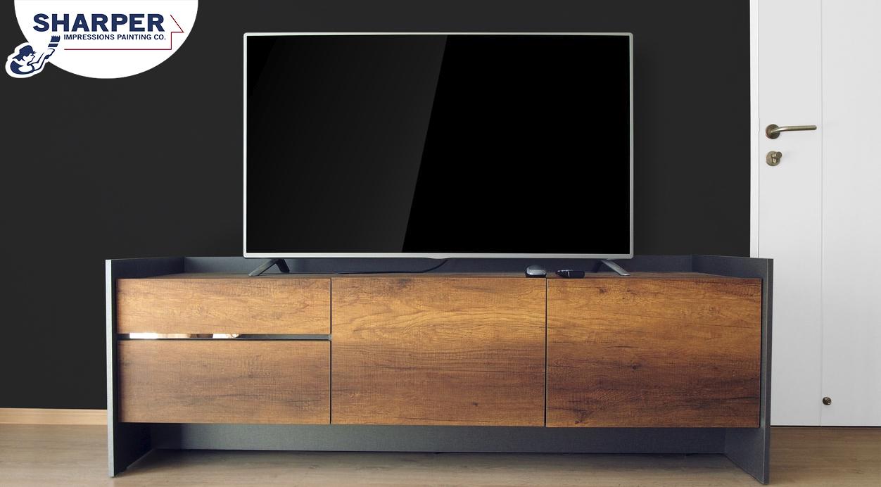 What Color Should I Paint The Wall Behind My Tv How To Choose A Wall Color For A Flat Screen Tv