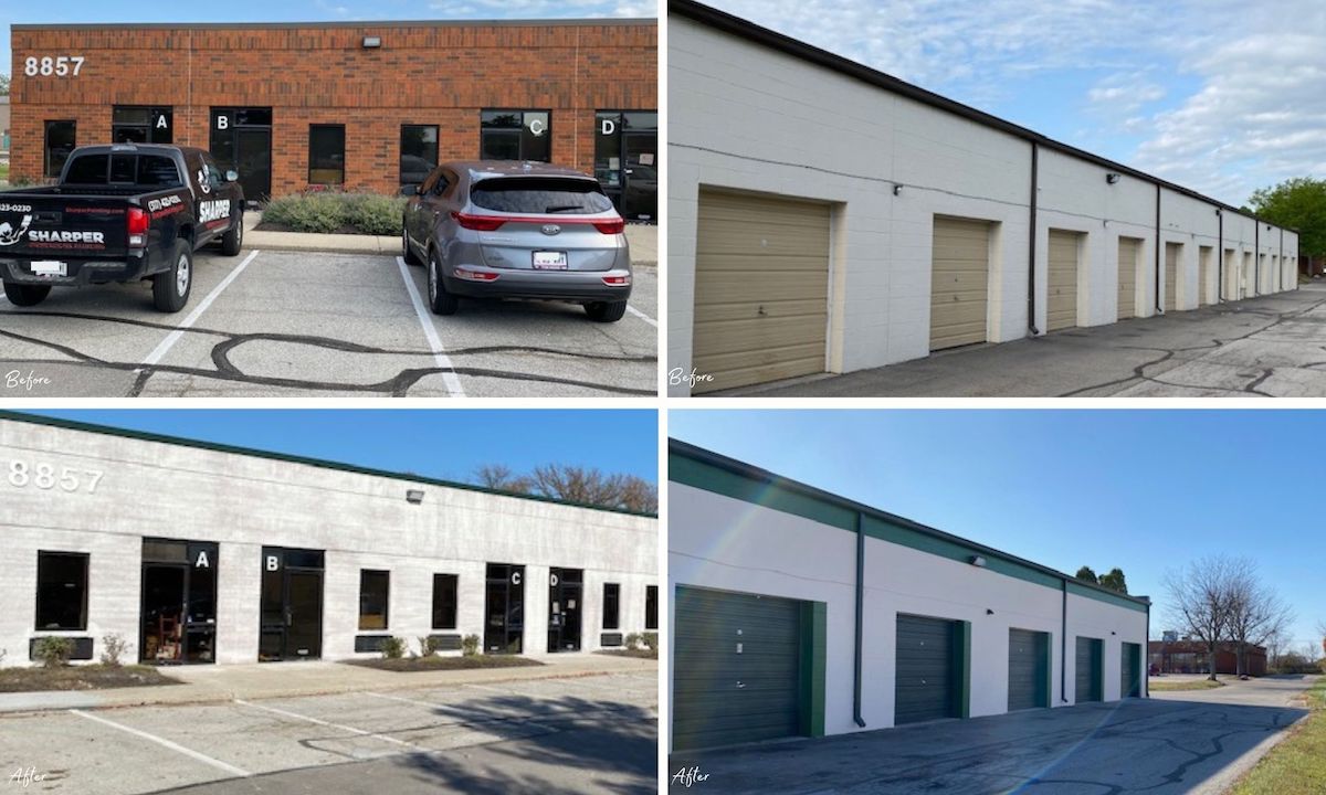 Commercial Brick Building Painting in Columbus Ohio