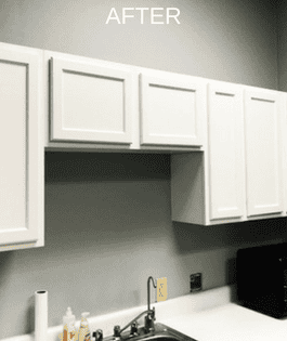 after picture of a kitchen cabinet