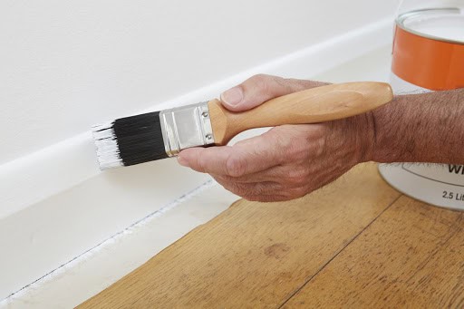 painting baseboards