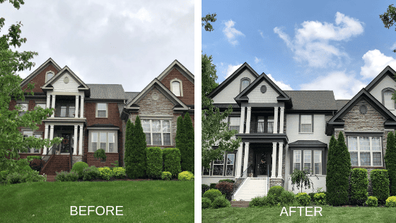 Brick Painting Overland Park Kansas